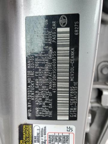 Photo 11 VIN: 4T1BF30K95U609755 - TOYOTA CAMRY LE 