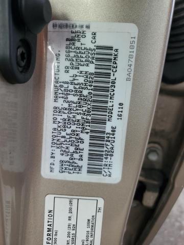 Photo 11 VIN: 4T1BF30KX2U014828 - TOYOTA CAMRY LE 