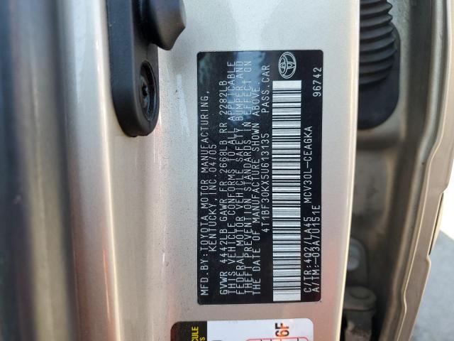 Photo 11 VIN: 4T1BF30KX5U613135 - TOYOTA CAMRY LE 