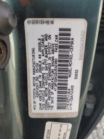 Photo 11 VIN: 4T1BF32K02U532380 - TOYOTA CAMRY 