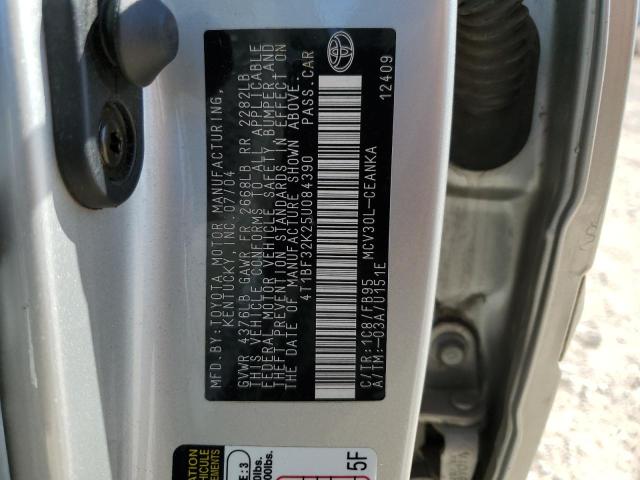 Photo 12 VIN: 4T1BF32K25U084390 - TOYOTA CAMRY LE 