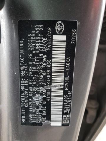 Photo 12 VIN: 4T1BF32K45U591856 - TOYOTA CAMRY 