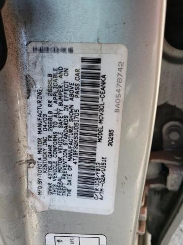 Photo 11 VIN: 4T1BF32K53U051705 - TOYOTA CAMRY 