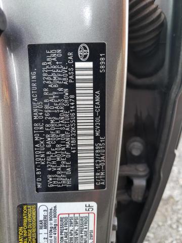 Photo 11 VIN: 4T1BF32K55U614478 - TOYOTA CAMRY 