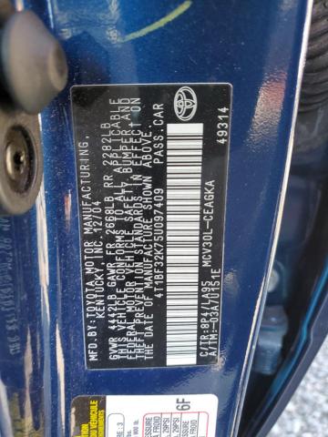 Photo 11 VIN: 4T1BF32K75U097409 - TOYOTA CAMRY 