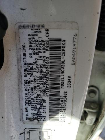 Photo 12 VIN: 4T1BF32K82U024643 - TOYOTA CAMRY LE 