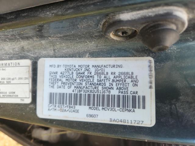 Photo 9 VIN: 4T1BF32K82U511678 - TOYOTA CAMRY 