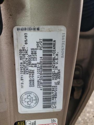 Photo 12 VIN: 4T1BF32K84U062814 - TOYOTA CAMRY 