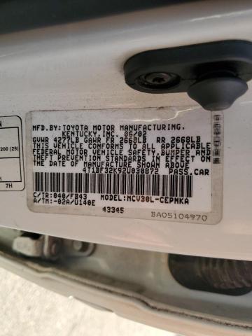 Photo 11 VIN: 4T1BF32K92U030872 - TOYOTA CAMRY 