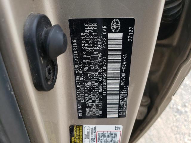 Photo 11 VIN: 4T1BF32K95U108233 - TOYOTA CAMRY 