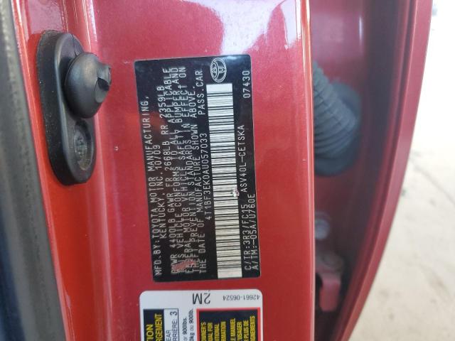 Photo 11 VIN: 4T1BF3EK0AU057033 - TOYOTA CAMRY BASE 