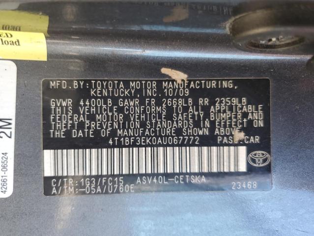 Photo 11 VIN: 4T1BF3EK0AU067772 - TOYOTA CAMRY 