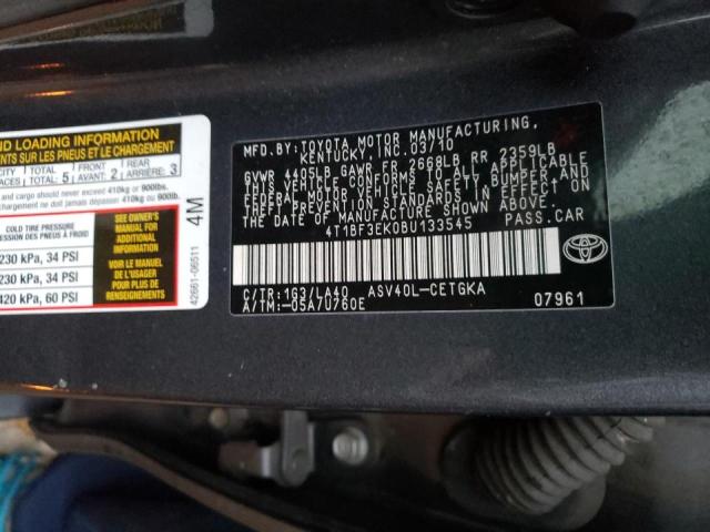 Photo 9 VIN: 4T1BF3EK0BU133545 - TOYOTA CAMRY BASE 