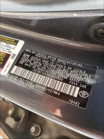 Photo 9 VIN: 4T1BF3EK0BU631860 - TOYOTA CAMRY BASE 