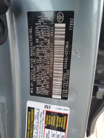 Photo 11 VIN: 4T1BF3EK0BU663711 - TOYOTA CAMRY BASE 