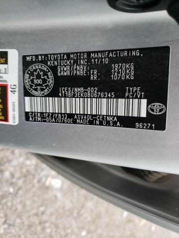 Photo 12 VIN: 4T1BF3EK0BU676345 - TOYOTA CAMRY BASE 