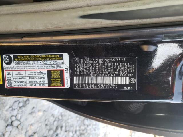 Photo 9 VIN: 4T1BF3EK0BU701471 - TOYOTA CAMRY BASE 