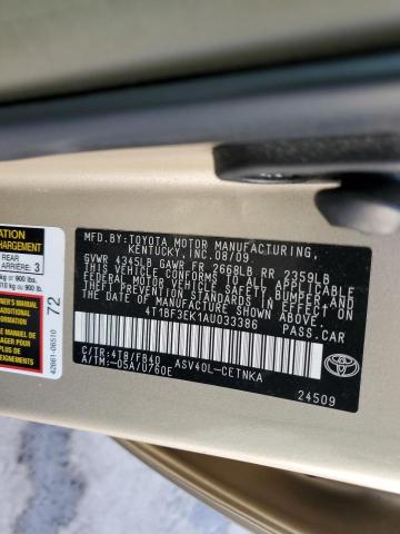 Photo 12 VIN: 4T1BF3EK1AU033386 - TOYOTA CAMRY 