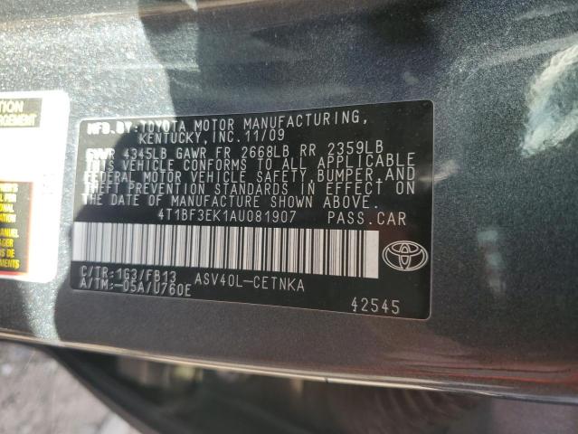 Photo 11 VIN: 4T1BF3EK1AU081907 - TOYOTA CAMRY 