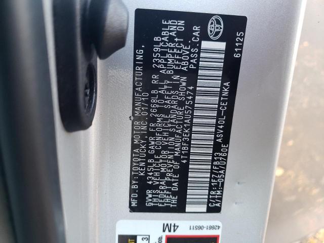 Photo 11 VIN: 4T1BF3EK1AU575474 - TOYOTA CAMRY 