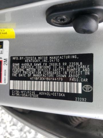 Photo 9 VIN: 4T1BF3EK1BU144179 - TOYOTA CAMRY BASE 