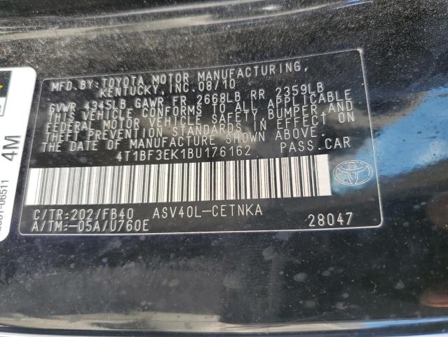 Photo 11 VIN: 4T1BF3EK1BU176162 - TOYOTA CAMRY 