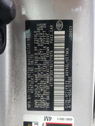 Photo 11 VIN: 4T1BF3EK1BU177876 - TOYOTA CAMRY BASE 