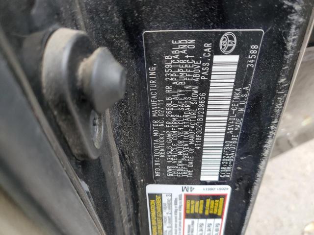 Photo 12 VIN: 4T1BF3EK1BU208656 - TOYOTA CAMRY BASE 