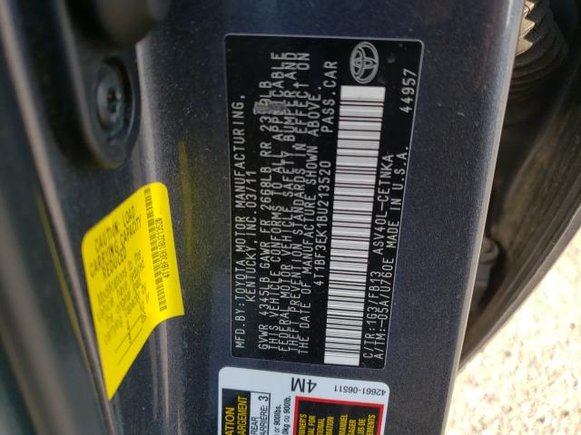 Photo 9 VIN: 4T1BF3EK1BU213520 - TOYOTA CAMRY BASE 