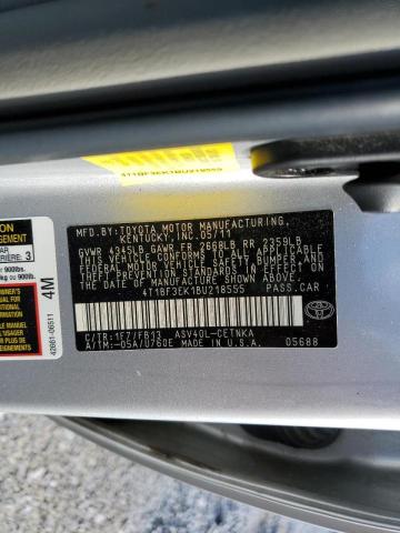 Photo 9 VIN: 4T1BF3EK1BU218555 - TOYOTA CAMRY BASE 