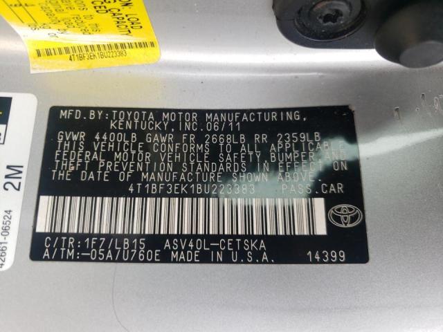 Photo 11 VIN: 4T1BF3EK1BU223383 - TOYOTA CAMRY BASE 