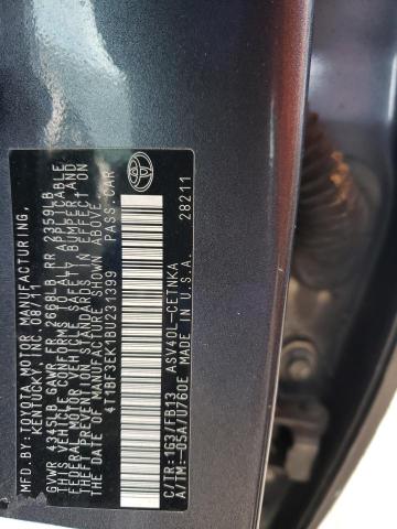 Photo 11 VIN: 4T1BF3EK1BU231399 - TOYOTA CAMRY BASE 