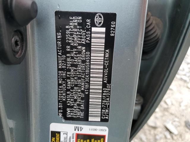 Photo 11 VIN: 4T1BF3EK1BU584550 - TOYOTA CAMRY BASE 