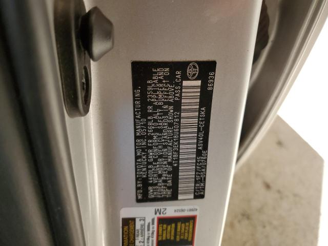 Photo 12 VIN: 4T1BF3EK1BU607812 - TOYOTA CAMRY 