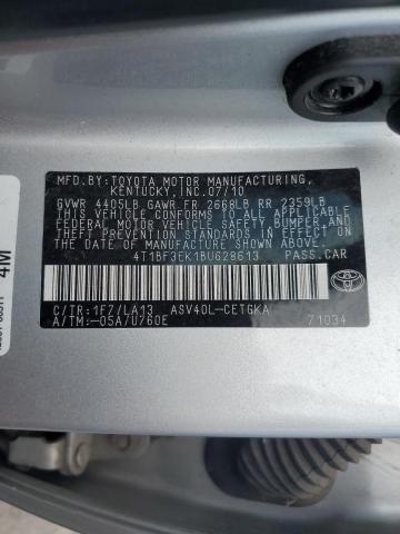 Photo 11 VIN: 4T1BF3EK1BU628613 - TOYOTA CAMRY 