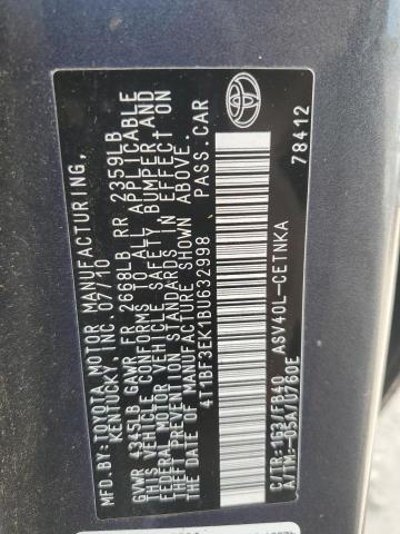 Photo 11 VIN: 4T1BF3EK1BU632998 - TOYOTA CAMRY 