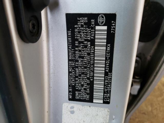 Photo 11 VIN: 4T1BF3EK1BU697804 - TOYOTA CAMRY 