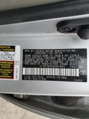 Photo 11 VIN: 4T1BF3EK2AU031842 - TOYOTA CAMRY 