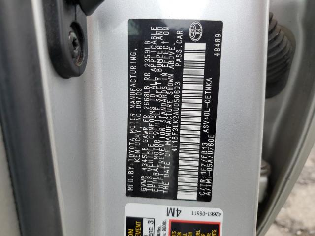 Photo 11 VIN: 4T1BF3EK2AU050603 - TOYOTA CAMRY BASE 