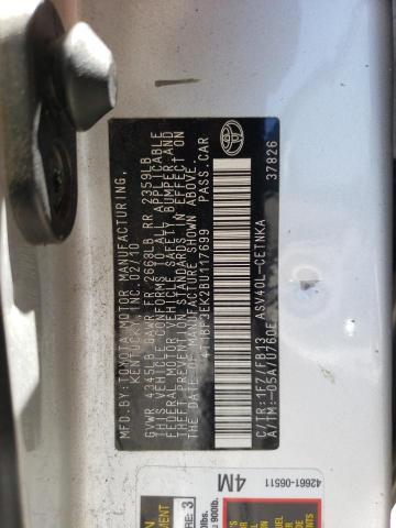 Photo 11 VIN: 4T1BF3EK2BU117699 - TOYOTA CAMRY 