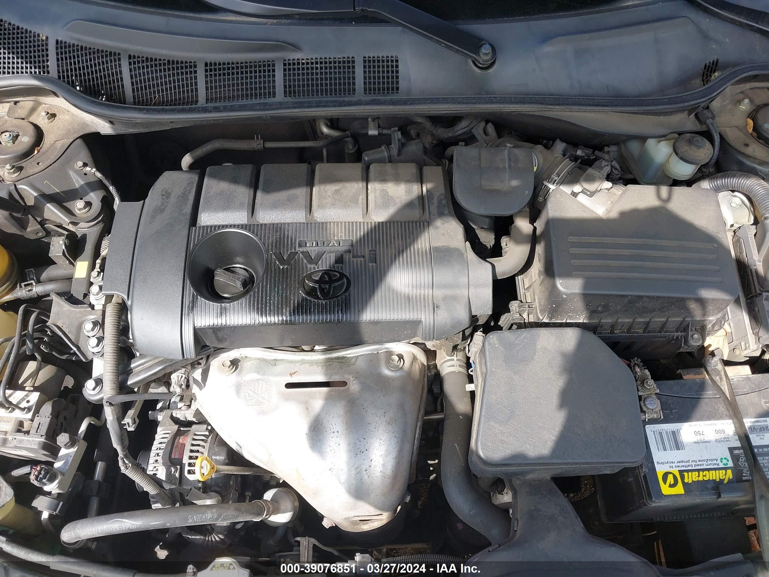 Photo 9 VIN: 4T1BF3EK2BU138830 - TOYOTA CAMRY 