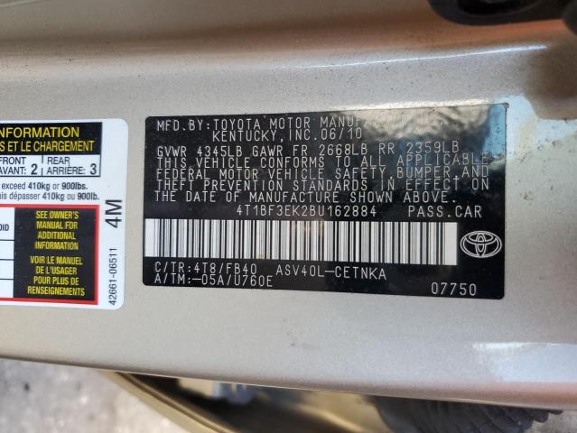 Photo 11 VIN: 4T1BF3EK2BU162884 - TOYOTA CAMRY BASE 