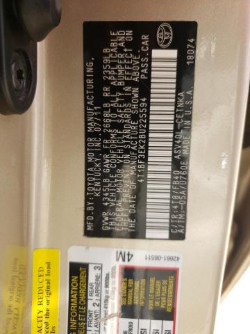 Photo 9 VIN: 4T1BF3EK2BU225594 - TOYOTA CAMRY BASE 