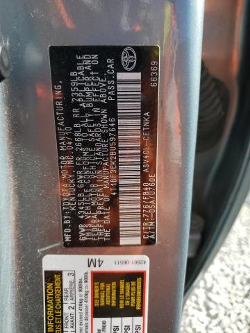 Photo 11 VIN: 4T1BF3EK2BU597646 - TOYOTA CAMRY BASE 