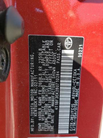 Photo 11 VIN: 4T1BF3EK2BU710284 - TOYOTA CAMRY BASE 