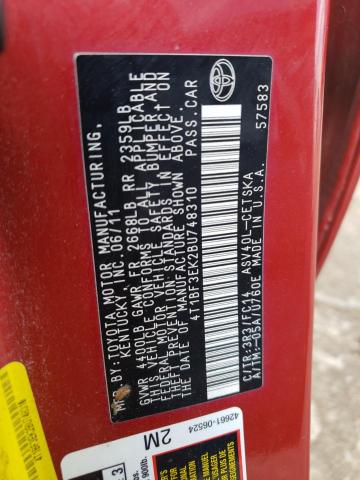 Photo 11 VIN: 4T1BF3EK2BU748310 - TOYOTA CAMRY 