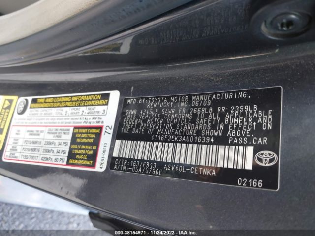 Photo 8 VIN: 4T1BF3EK3AU016394 - TOYOTA CAMRY 