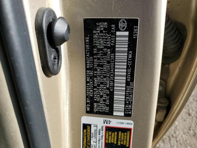 Photo 11 VIN: 4T1BF3EK3AU062386 - TOYOTA CAMRY BASE 