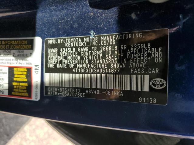 Photo 11 VIN: 4T1BF3EK3AU544677 - TOYOTA CAMRY 