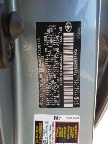 Photo 11 VIN: 4T1BF3EK3AU546638 - TOYOTA CAMRY LE A 